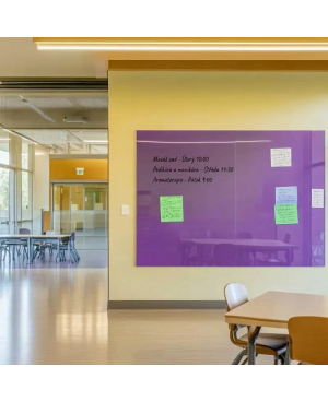 Fialová kobaltová skleněná magnetická tabule Smatab® pro neziskové organizace