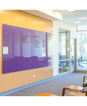 Fialová kobaltová skleněná magnetická tabule Smatab® pro neziskové organizace