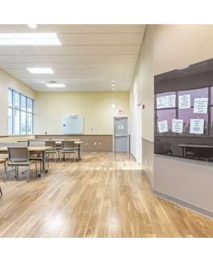 Šedá antracitová skleněná magnetická tabule Smatab® pro neziskové organizace