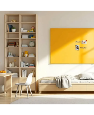 Žlutá neapolská skleněná magnetická tabule domácí Smatab®