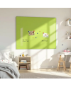 Zelená pistáciová skleněná magnetická tabule Smatab®