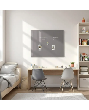 Šedá paynova skleněná magnetická tabule Smatab®