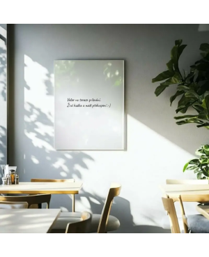 ⚪ Saténová biela tabuľa SMATAB® pre reštaurácie