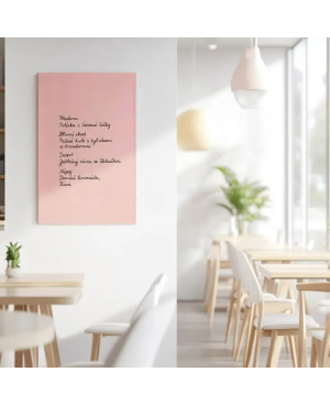 Tabuľa pre wellness 🩷 ružová telová | SMATAB®