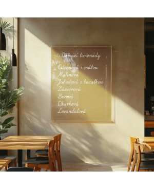 Okrová umbra skleněná magnetická tabule Smatab®