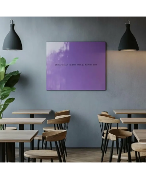 Fialová kobaltová skleněná magnetická tabule Smatab®
