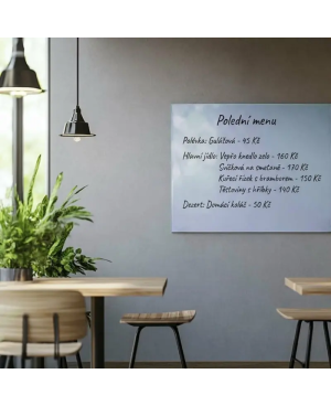 Modrá královská skleněná magnetická tabule Smatab®