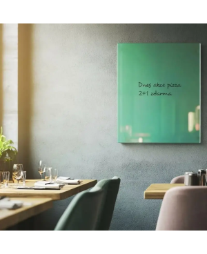 Zelená veronesova skleněná magnetická tabule Smatab®
