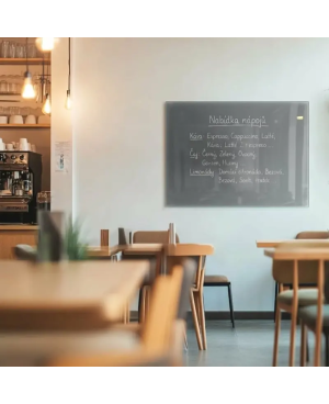 Šedá paynova skleněná magnetická tabule Smatab®