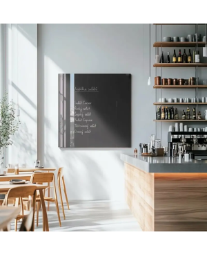 Šedá antracitová skleněná magnetická tabule Smatab®