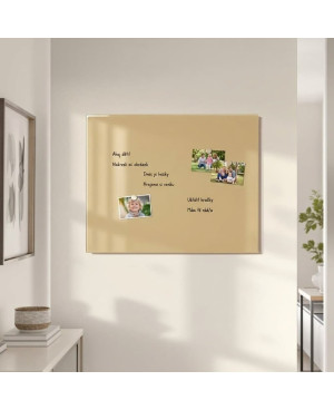Okrová umbra skleněná magnetická tabule Smatab®