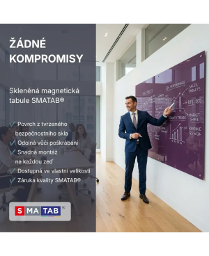💜 Tabuľa SMATAB® fialová kobaltová pre poradne