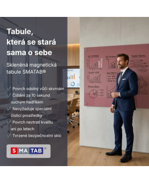 🩷 Ružová perlová tabuľa pre komunitné centrá