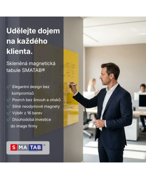 🟡 Sklenená tabuľa SMATAB® žltá exotická