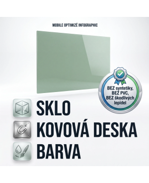 ⚫ Sklenená tabuľa SMATAB® šedá antracitová