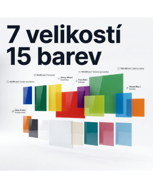 ⚫ Sklenená tabuľa SMATAB® šedá antracitová