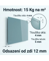 Fialová kobaltová sklenená tabuľa | Luxusný dizajn | SMATAB® 💜