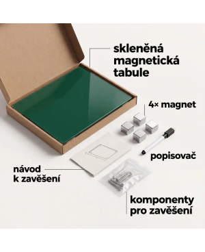 Magnetická tabuľa okrová umbra | Prírodná atmosféra | SMATAB® 🌿