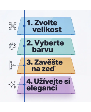 Žltá neapolská sklenená tabuľa | Teplý dizajn | SMATAB® 🌻