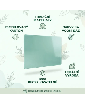 Šedá antracitová skleněná magnetická tabule Smatab®
