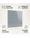 Šedá paynova skleněná magnetická tabule Smatab®