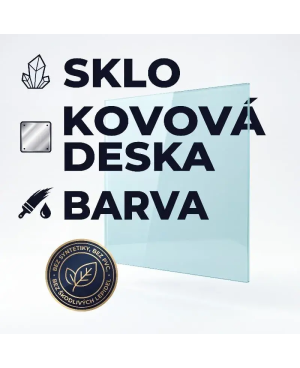 ⬛ Sklenená tabuľa sivá paynova | SMATAB®
