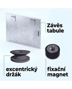⬛ Sklenená tabuľa sivá paynova | SMATAB®