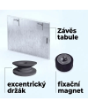 ⬛ Sklenená tabuľa sivá paynova | SMATAB®