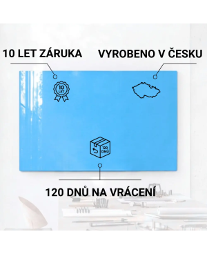🔵 Magnetická nástěnka modrá královská | SMATAB®