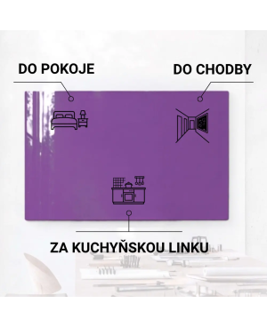 🔵 Magnetická nástěnka modrá královská | SMATAB®