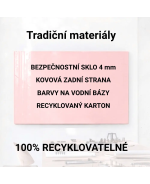 🔵 Magnetická nástěnka modrá královská | SMATAB®