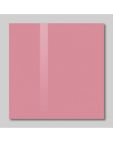 Firemní skleněná magnetická tabule - růžová perlová Smatab®