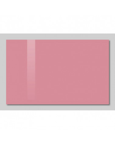 Firemní skleněná magnetická tabule - růžová perlová Smatab®