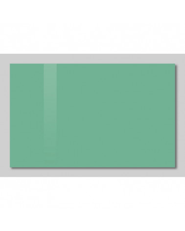 Firemní skleněná magnetická tabule - zelená veronesova Smatab®