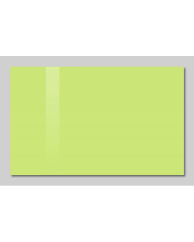 Zelená pistáciová skleněná magnetická tabule na míru Smatab®