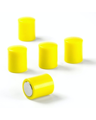 Kancelářský magnet OF-2 žlutý, 10 ks