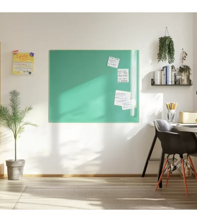 Skleněná magnetická tabule pro děti - zelená veronesová Smatab®