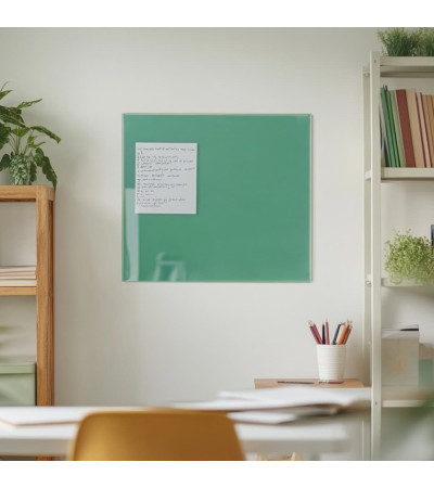 Skleněná magnetická tabule pro děti - zelená veronesová Smatab®