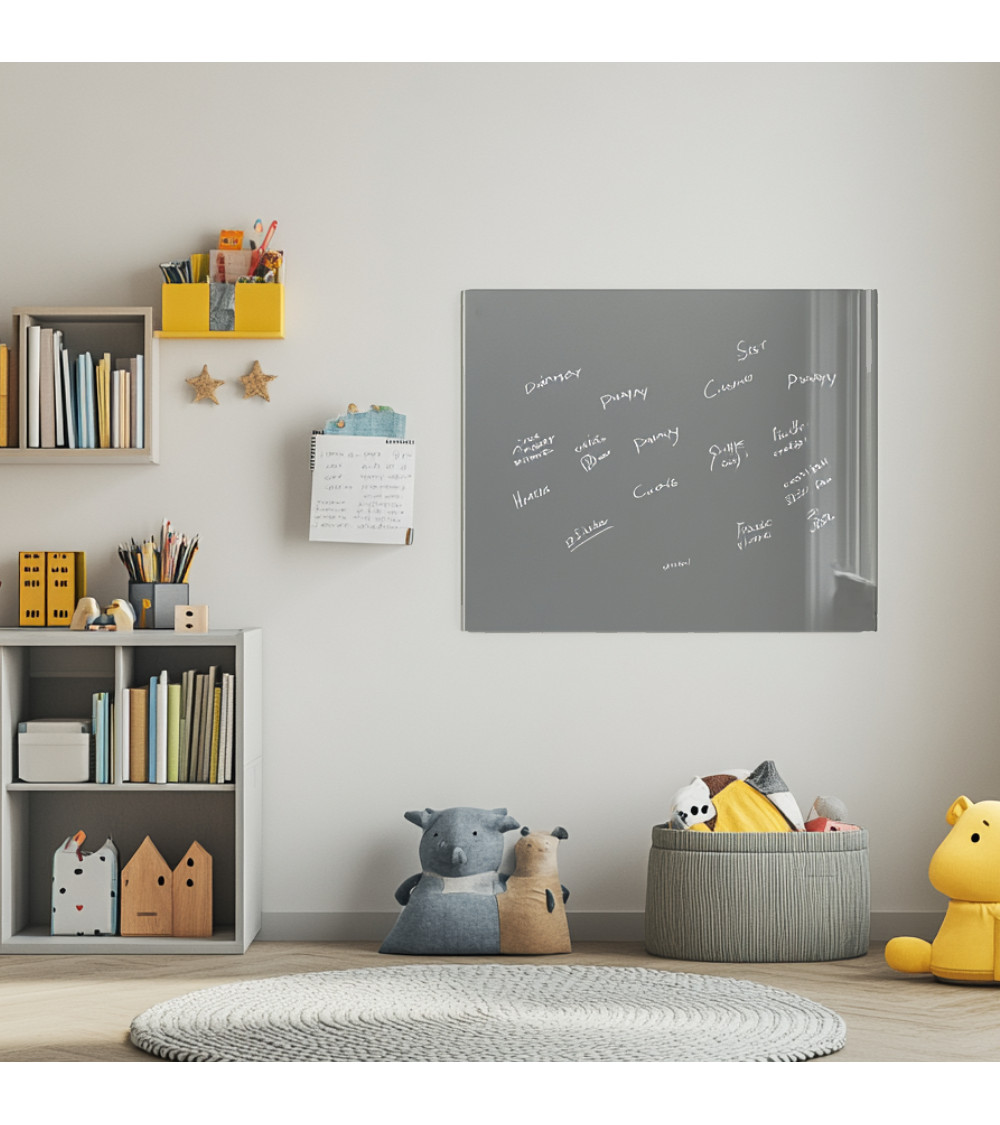 Skleněná magnetická tabule - šedá paynova Smatab®