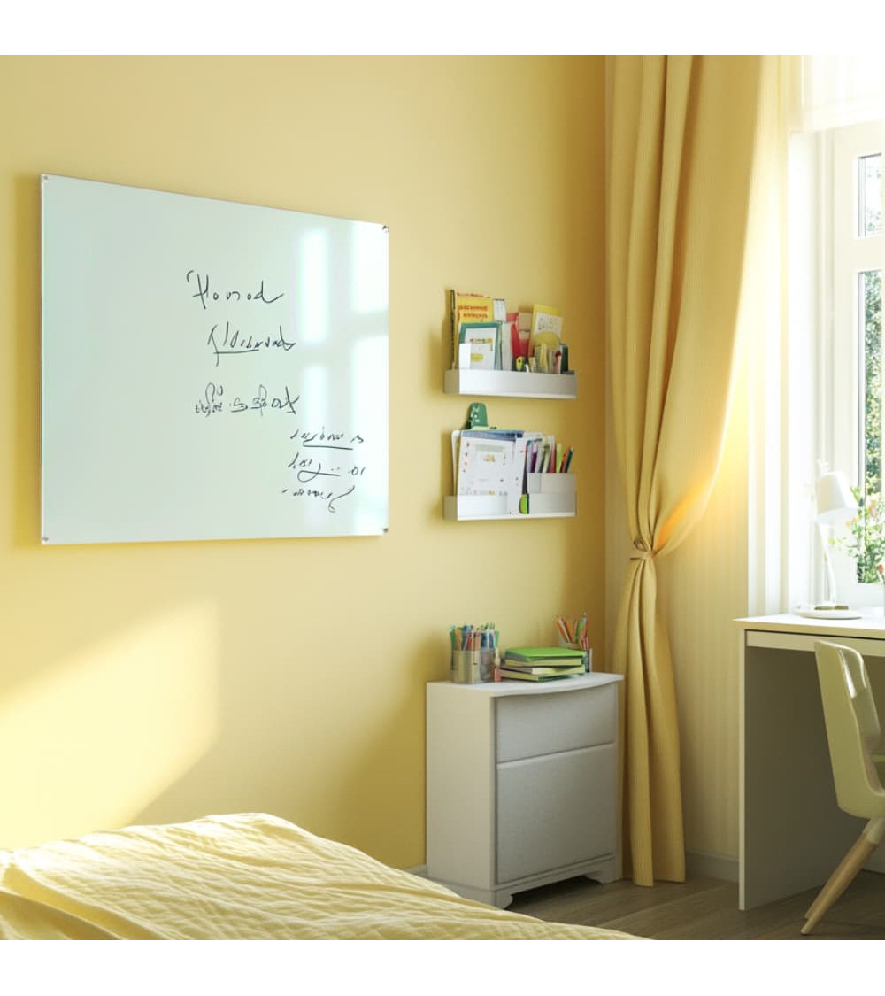 Skleněná magnetická tabule - bílá satinová Smatab®