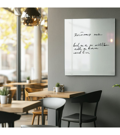 ⚪ Satinová bílá tabule SMATAB® pro restaurace