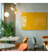 Skleněná magnetická tabule do restaurace - žlutá neapolská Smatab®
