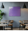 Skleněná magnetická tabule do restaurace - fialová kobaltová Smatab®