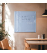 Skleněná magnetická tabule do restaurace - modrá královská Smatab®