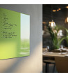 Skleněná magnetická tabule do restaurace - zelená pistáciová Smatab®