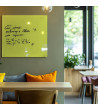 Skleněná magnetická tabule do restaurace - zelená pistáciová Smatab®