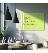 Skleněná magnetická tabule do restaurace - zelená pistáciová Smatab®