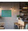 Skleněná magnetická tabule do restaurace - zelená smaragdová Smatab®