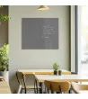 Skleněná magnetická tabule do restaurace - šedá paynova Smatab®