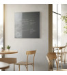 Skleněná magnetická tabule do restaurace - šedá paynova Smatab®